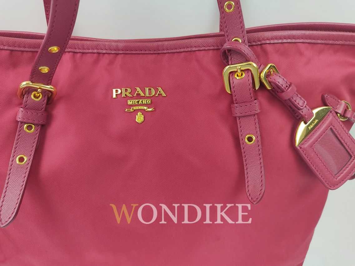 PRADA FUCSIA SHOPPER BAG - On auction